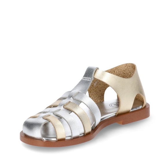 Other - Kids Metallic Silver and Gold Sandals